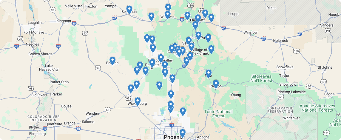 service area map