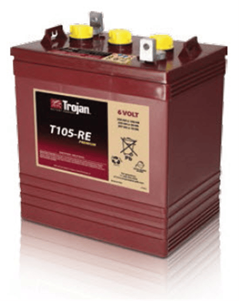 Trojan Premium 6v Deep Cycle Lead-Acid Battery T125