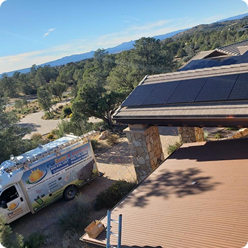 residential solar panels roof
